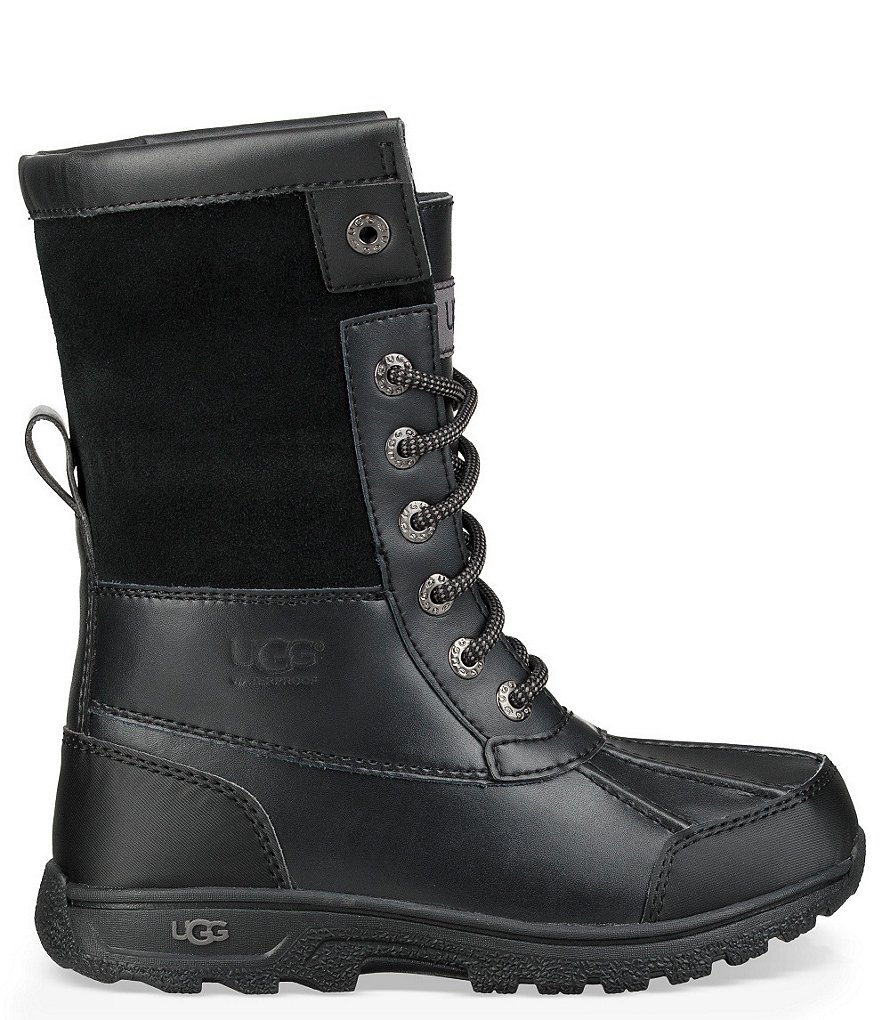 UGG&reg; Kids' Butte II Waterproof and Leather Winter Boots (Youth)