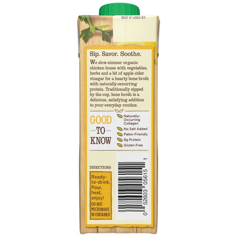 Pacific Foods Organic Bone Broth Chicken Original - 8oz