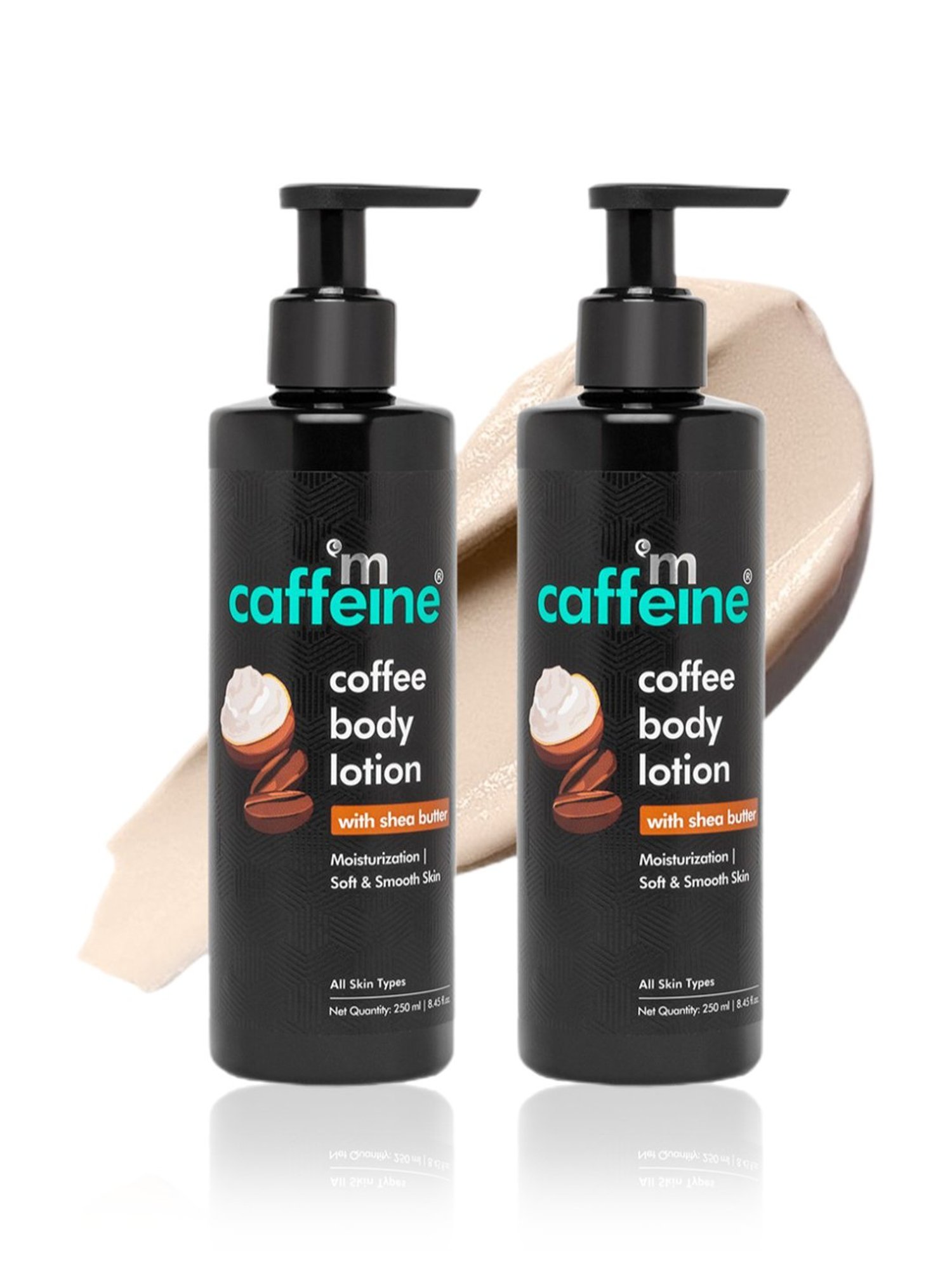 mCaffeine Coffee Body Lotion for All Skin Types - Pack of 2