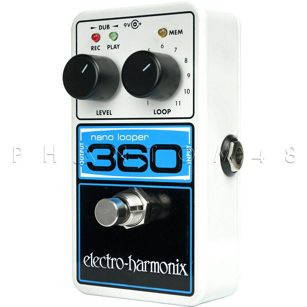 Electro-Harmonix - Nano Looper 360 - Guitar/Instrument Looping Pedal EHX - NEW