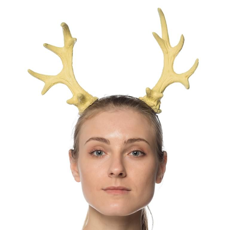 HMS Supersoft Elegant Antlers Adult Costume Headband