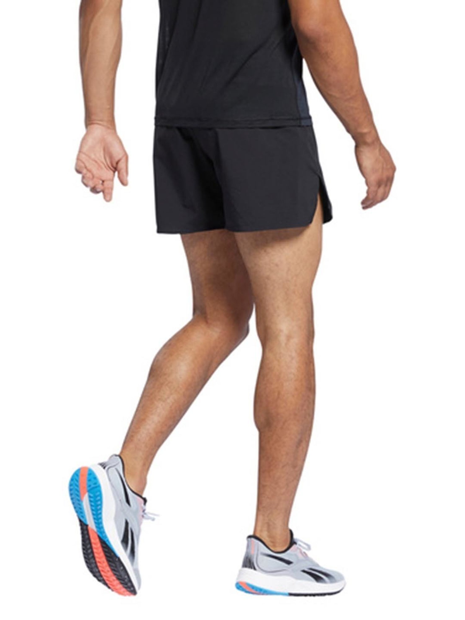 Reebok Black Regular Fit Sports Shorts