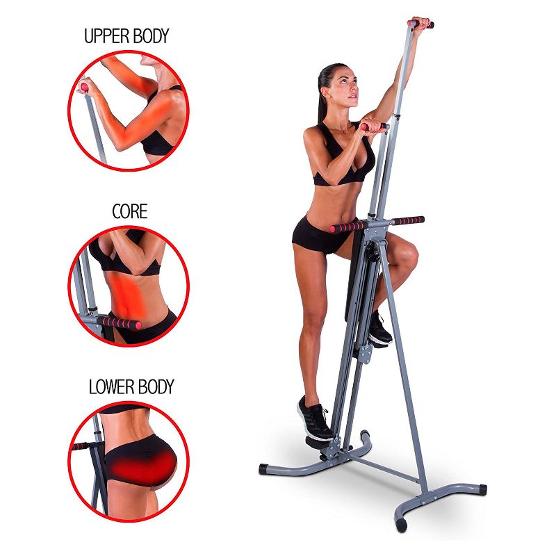 MaxiClimber Classic Vertical Resistance Climber & Exercise Cardio Workout System