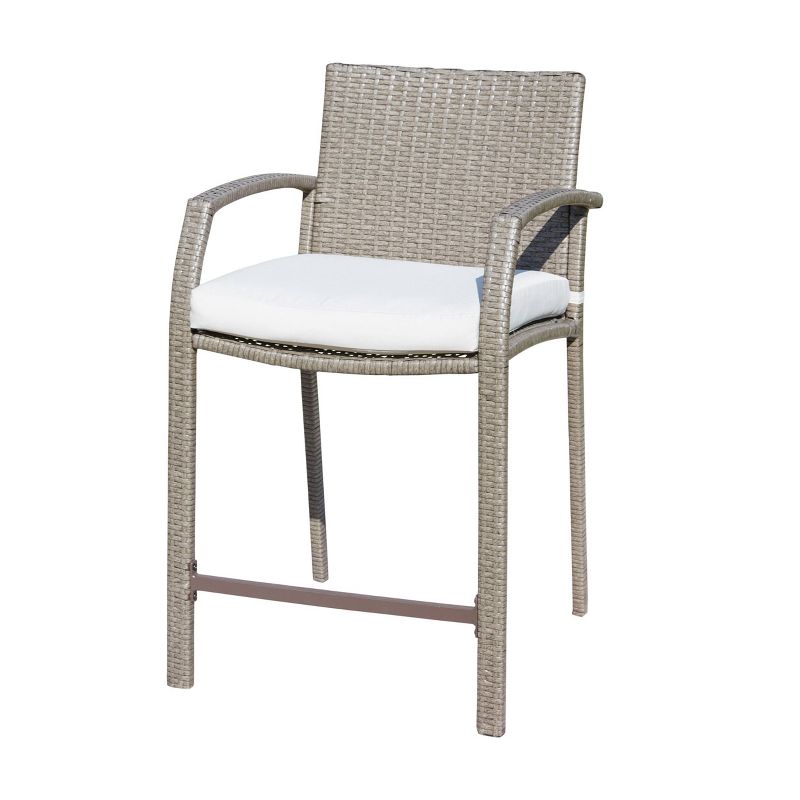 3pc Patio Bar Set Cream - Patio Festival