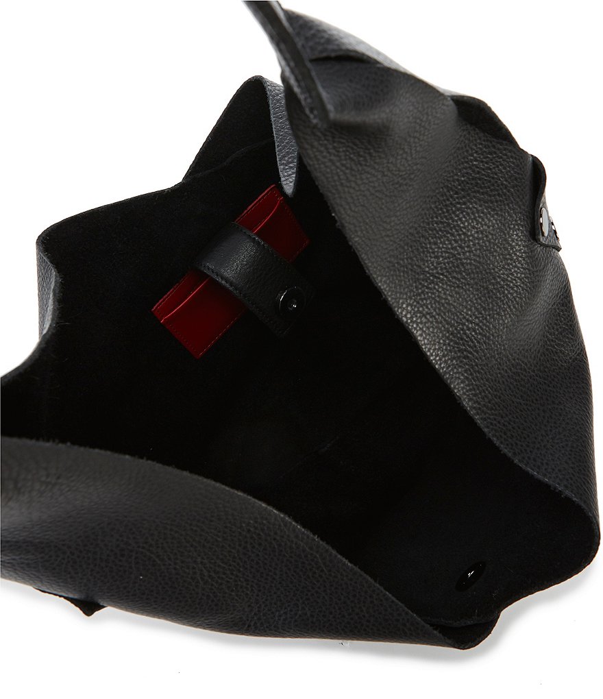 Hammitt Tom Snap Studded Leather Hobo Bag