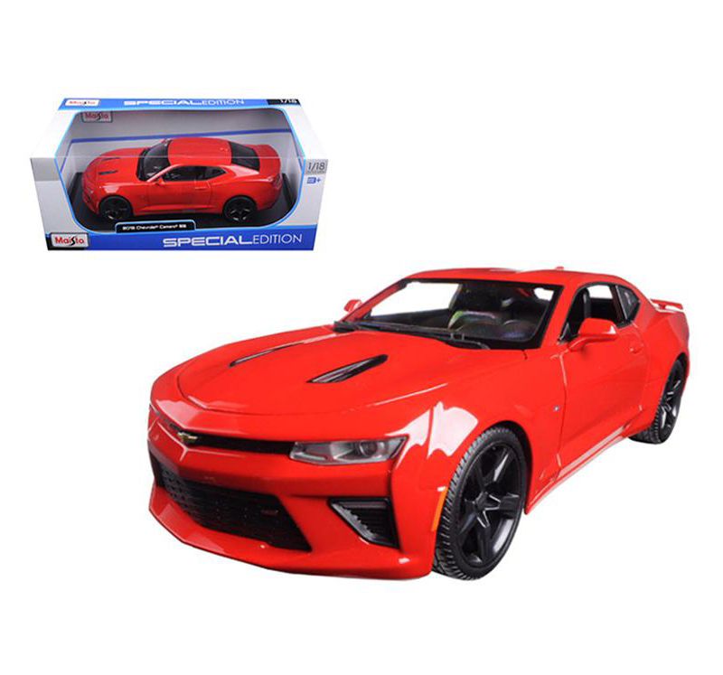 2016 Chevrolet Camaro SS Red 1/18 Diecast Model Car by Maisto