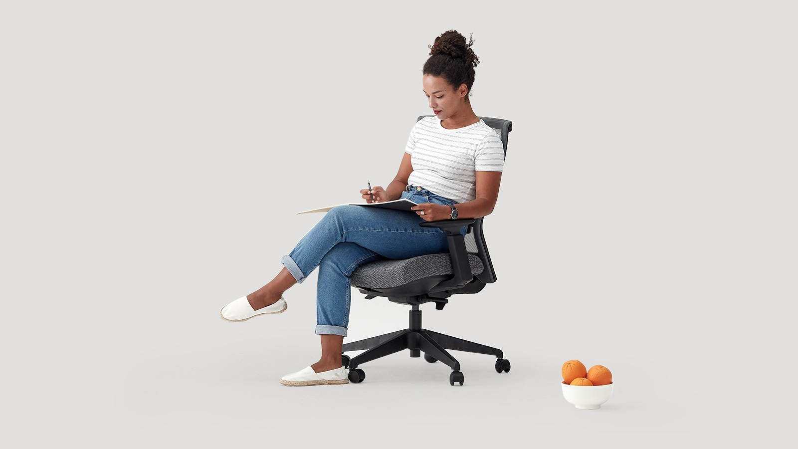 Autonomous Ergonomic Office Chair - ErgoChair Core without Rest Cool Grey