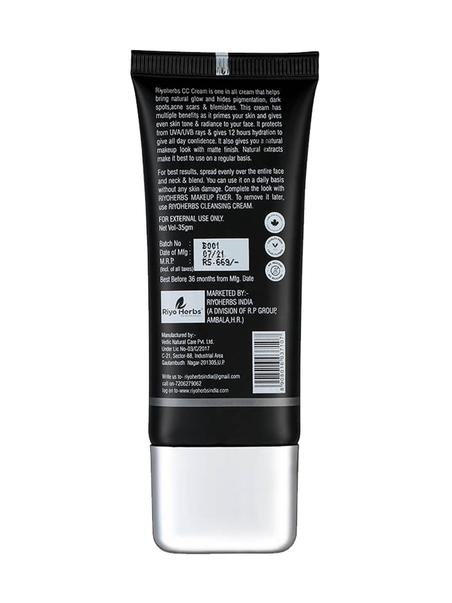 Riyo Herbs CC Cream - 35 gm