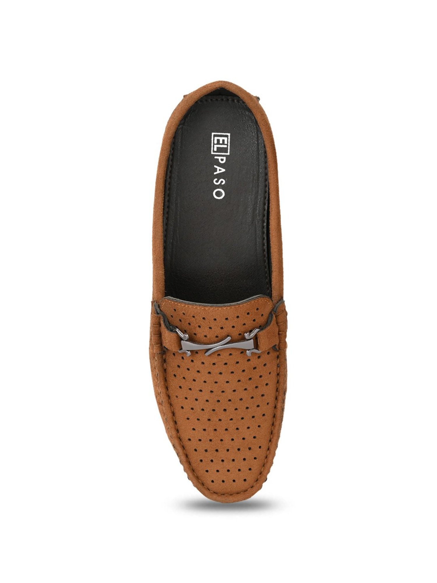 El Paso Men's Tan Mule Shoes