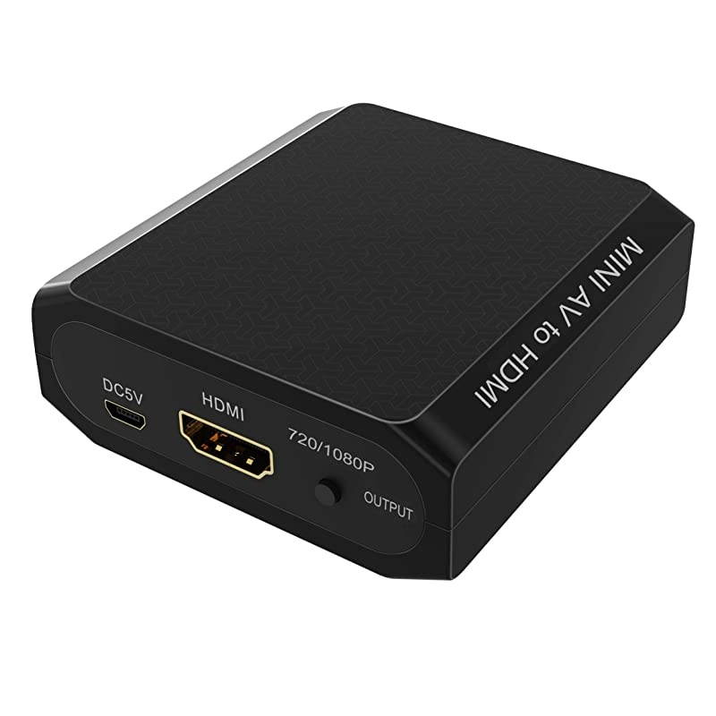 RCA to HDMI Converter  1080P AV to HDMI ConverterComposite to HDMI Converter for XboxPS2WiiVHSVCRDVD to Play on HDMI Digital TV