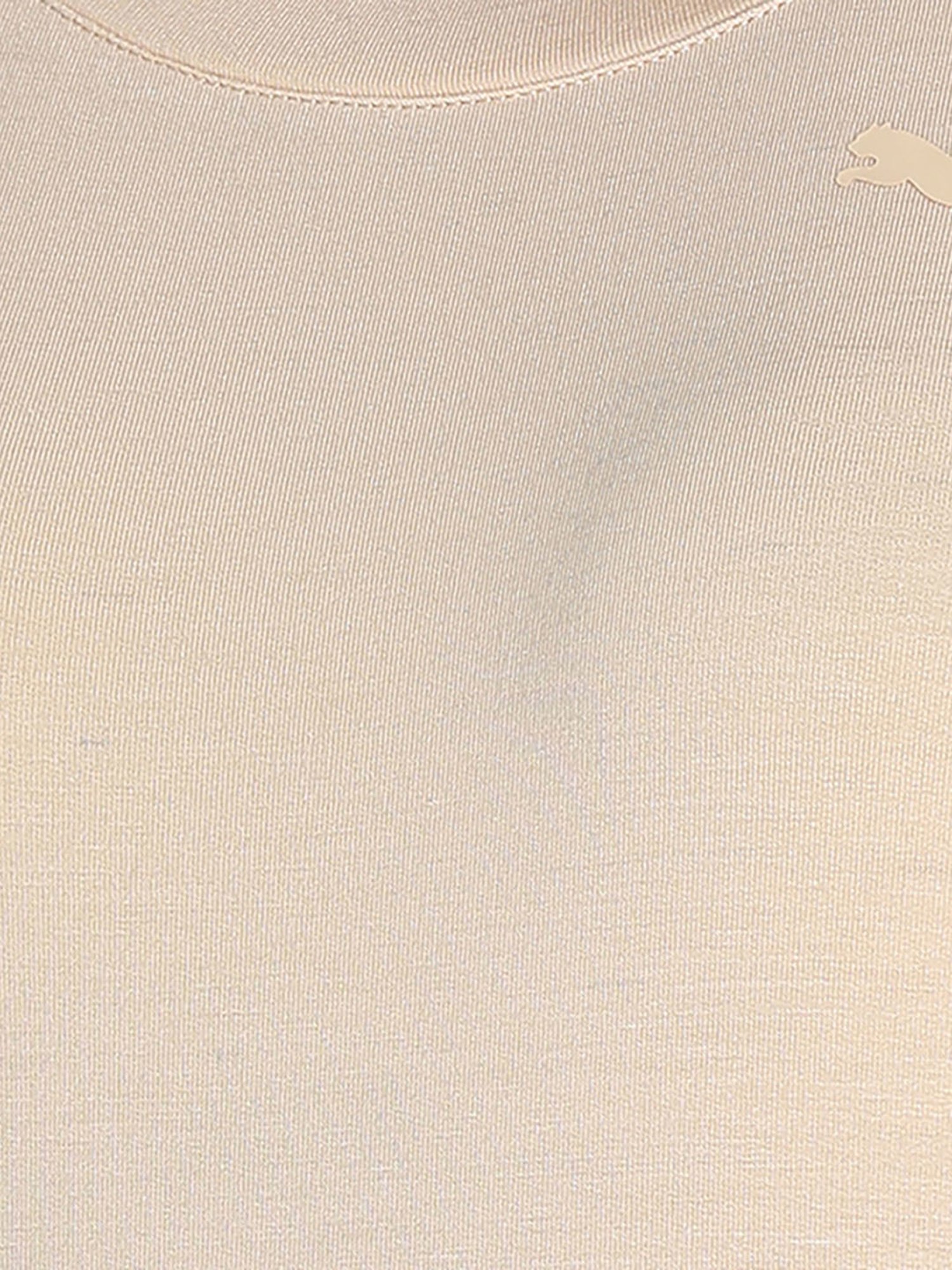 Puma Beige Logo Print Thermal Top