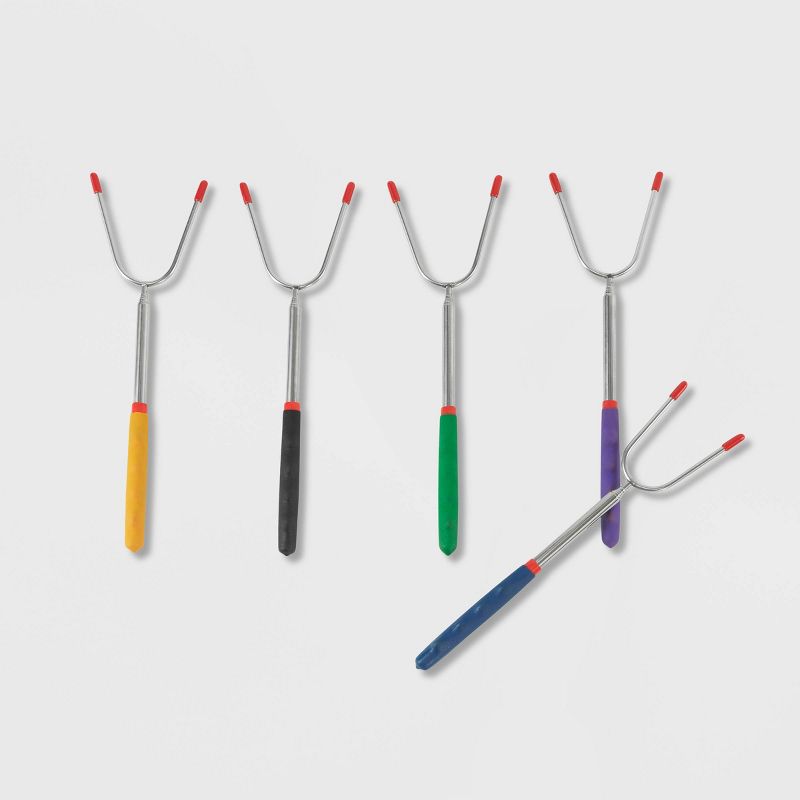 Grill Marshmallow Roaster Sticks Silver - BBQ Dragon