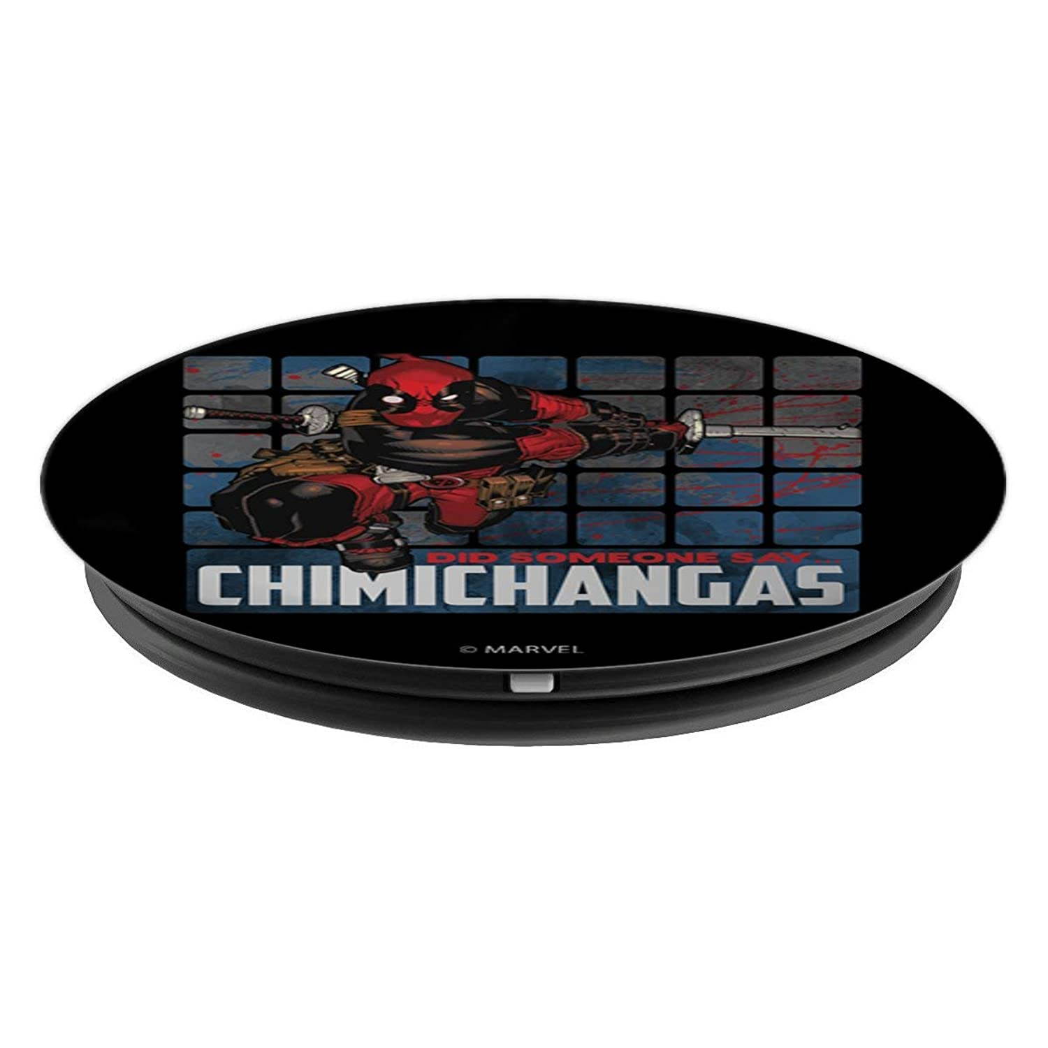 Marvel Deadpool Did Someone Say Chimichangas PopSockets Grip and Stand for Phones and Tablets