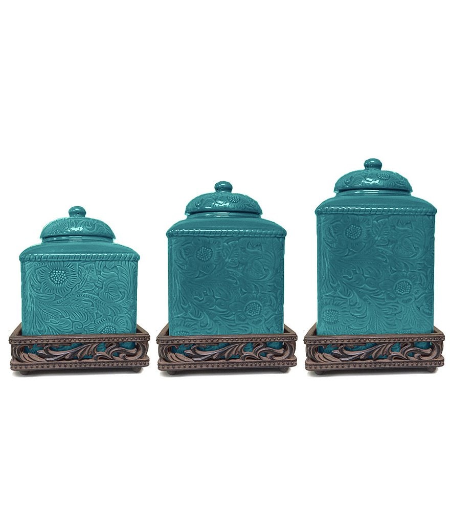 HiEnd Accents Savannah Canister Set