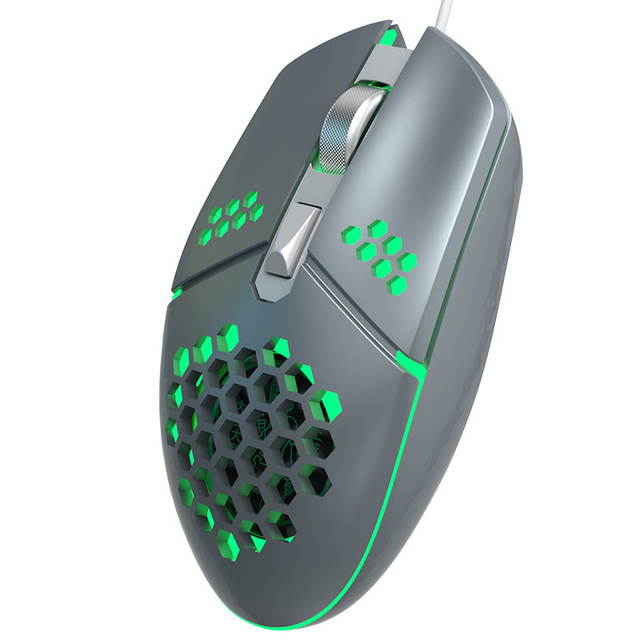Cooling Mouse Optical Gaming Mice 2400dpi 6 Buttons USB Wired Mouse