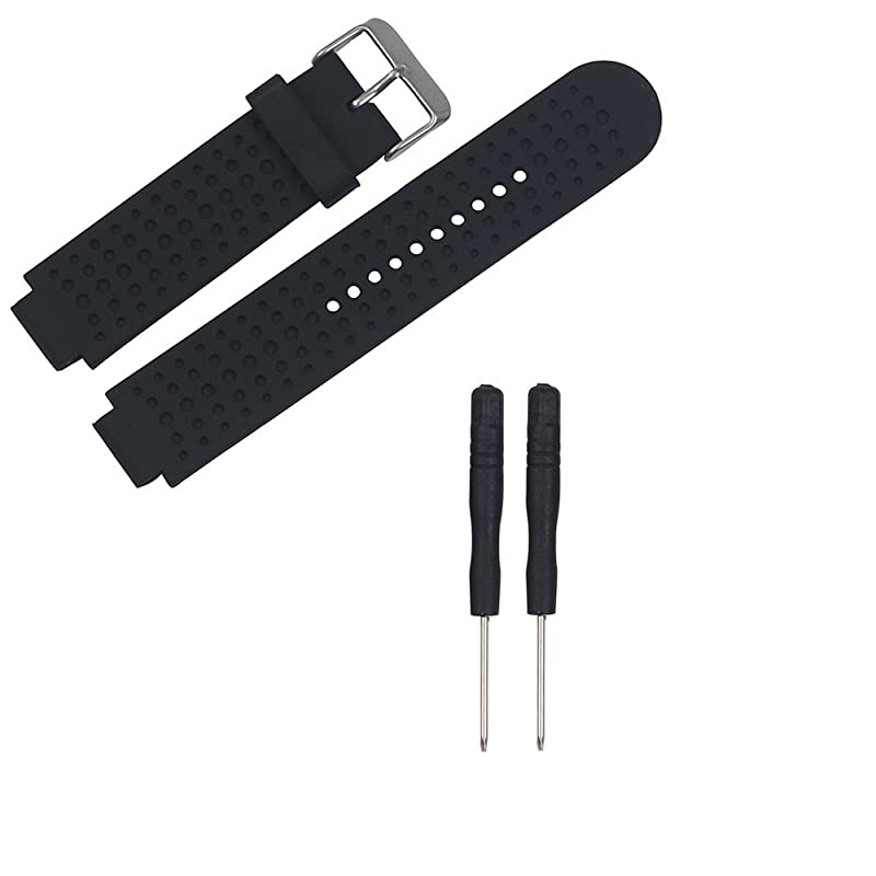 Band for Garmin Forerunner 25 Soft Silicone Replacement Watch Band Strap for Garmin Forerunner 25 GPS Running Watch