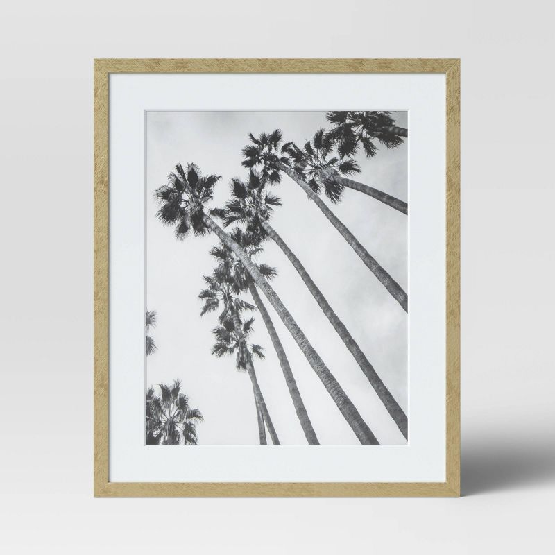 10" x 12" Matted to 8" x 10" Thin Metal Tabletop Frame Brass - Project 62™