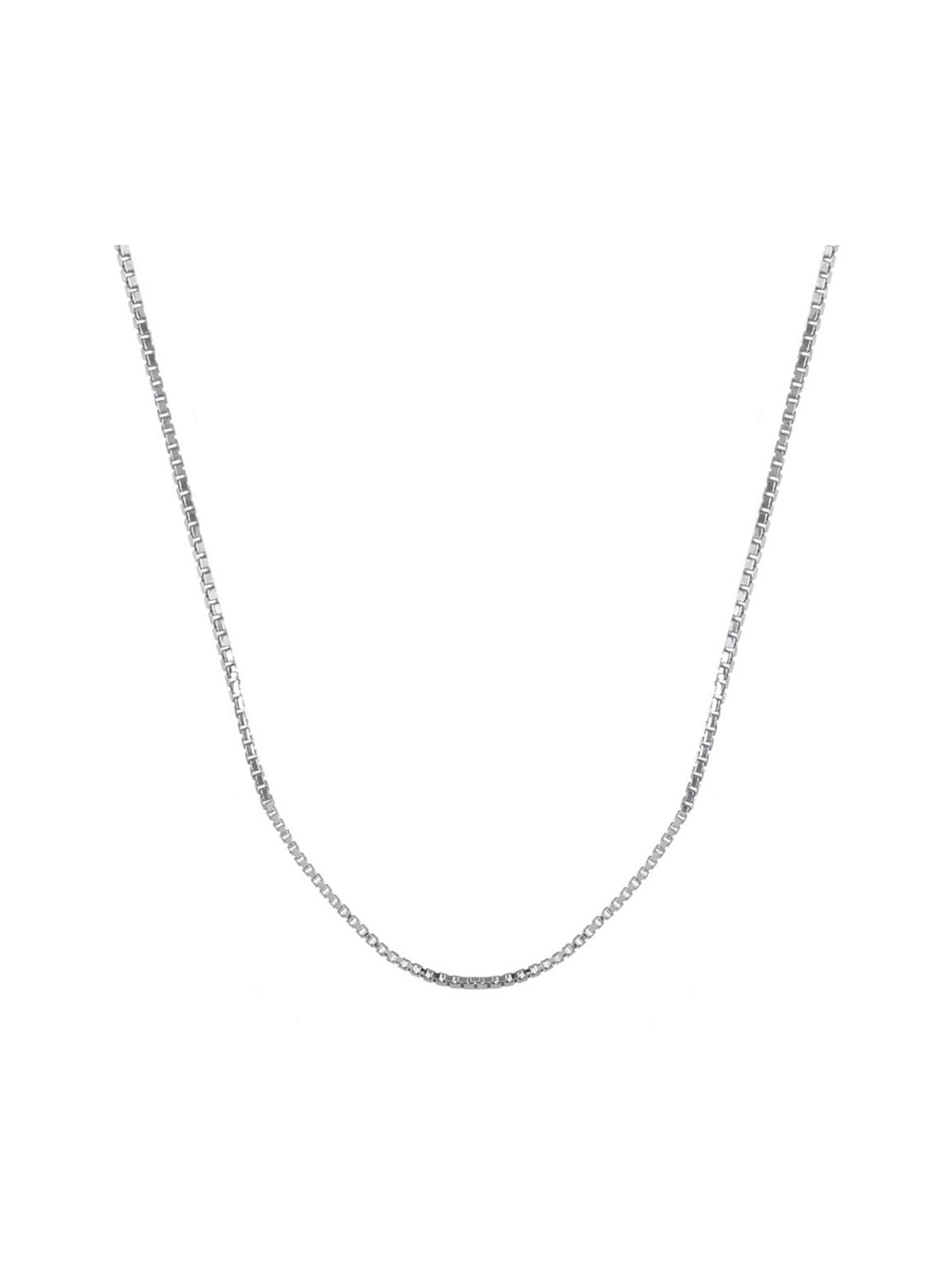 Zavya Sleek and Modern Golden Plated 92.5 Sterling Silver Box Chain