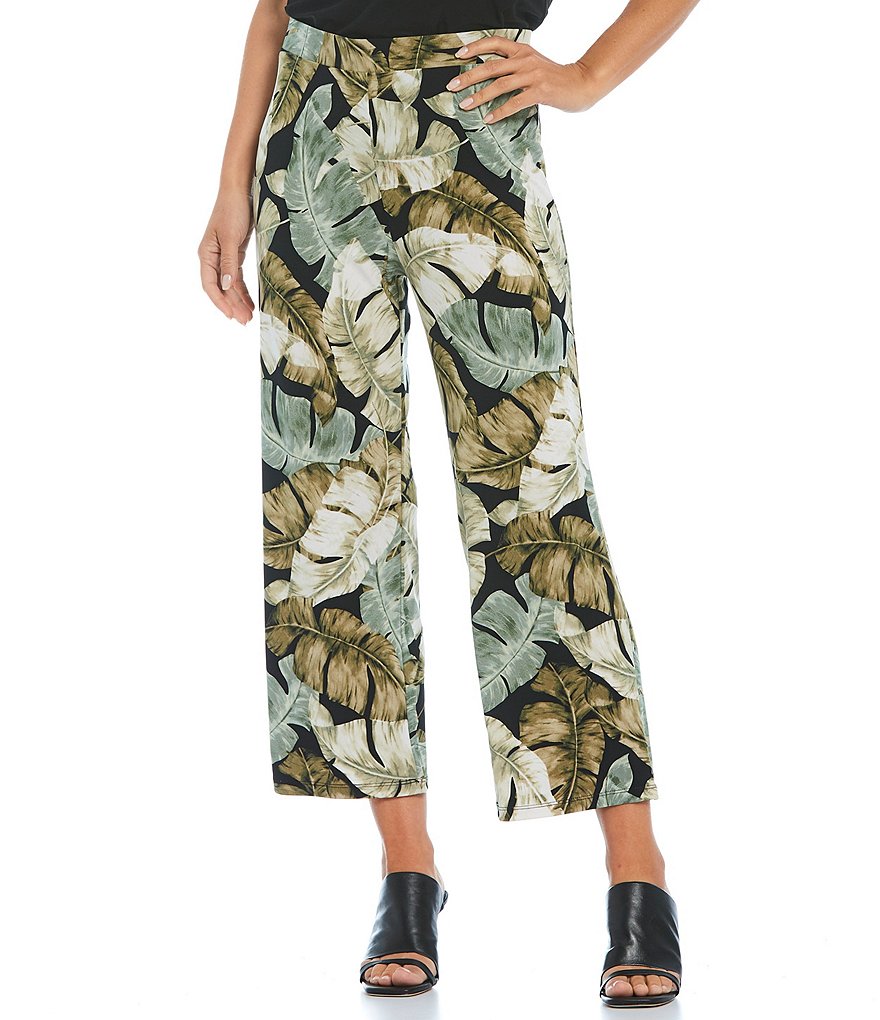 Westbound Petite Size Linen Capri Pants