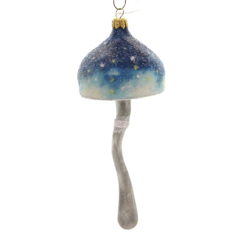 Morawski 7.25" Blue Toadstool Poland  -  Tree Ornaments