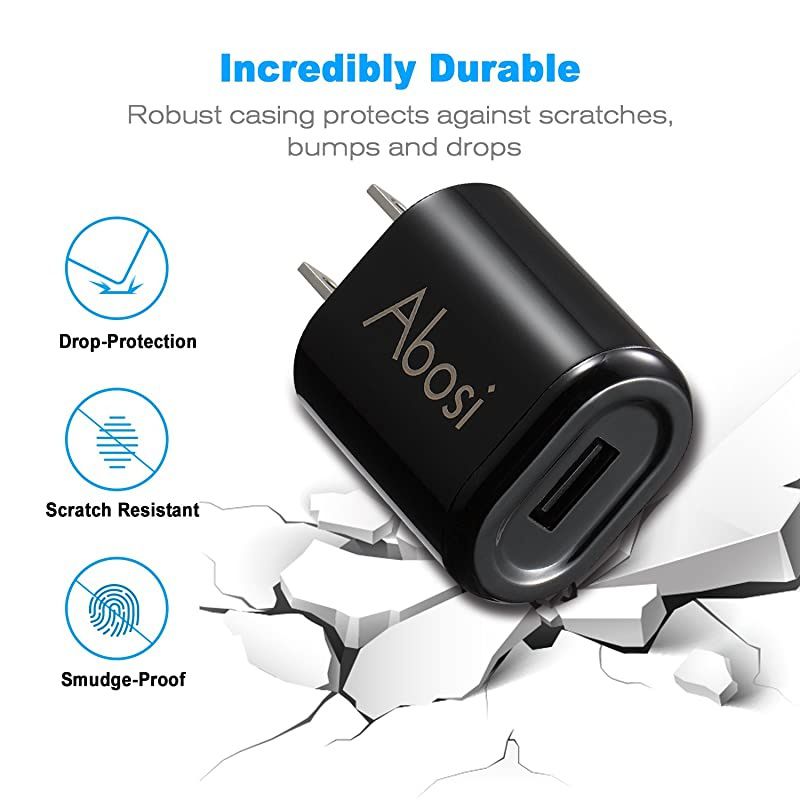 Wall Charger  3 Pack 5V 1A UL Certified Universal Power Adapter USB 1 Port Home Wall Charger Plug Compatible with iPhone Samsung and More Device UL Listed