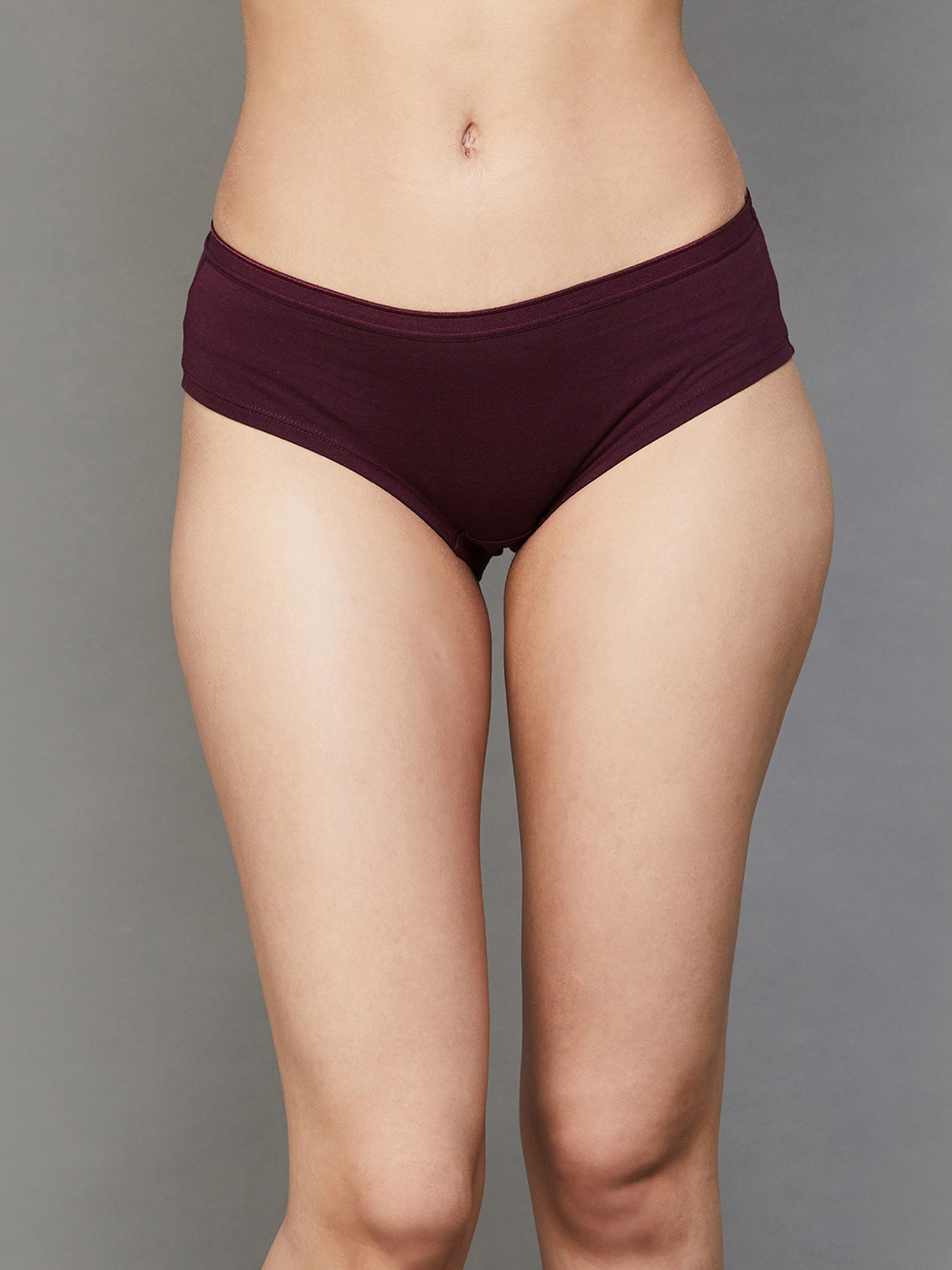 Ginger by Lifestyle Maroon & White Printed Panties - Set Of 3