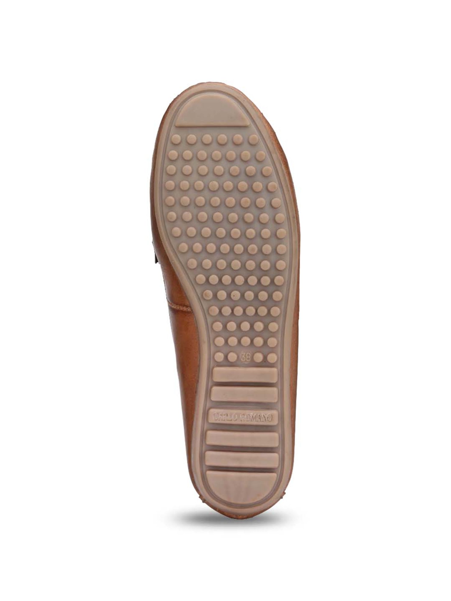 Carlo Romano Women's Tan Casual Loafers