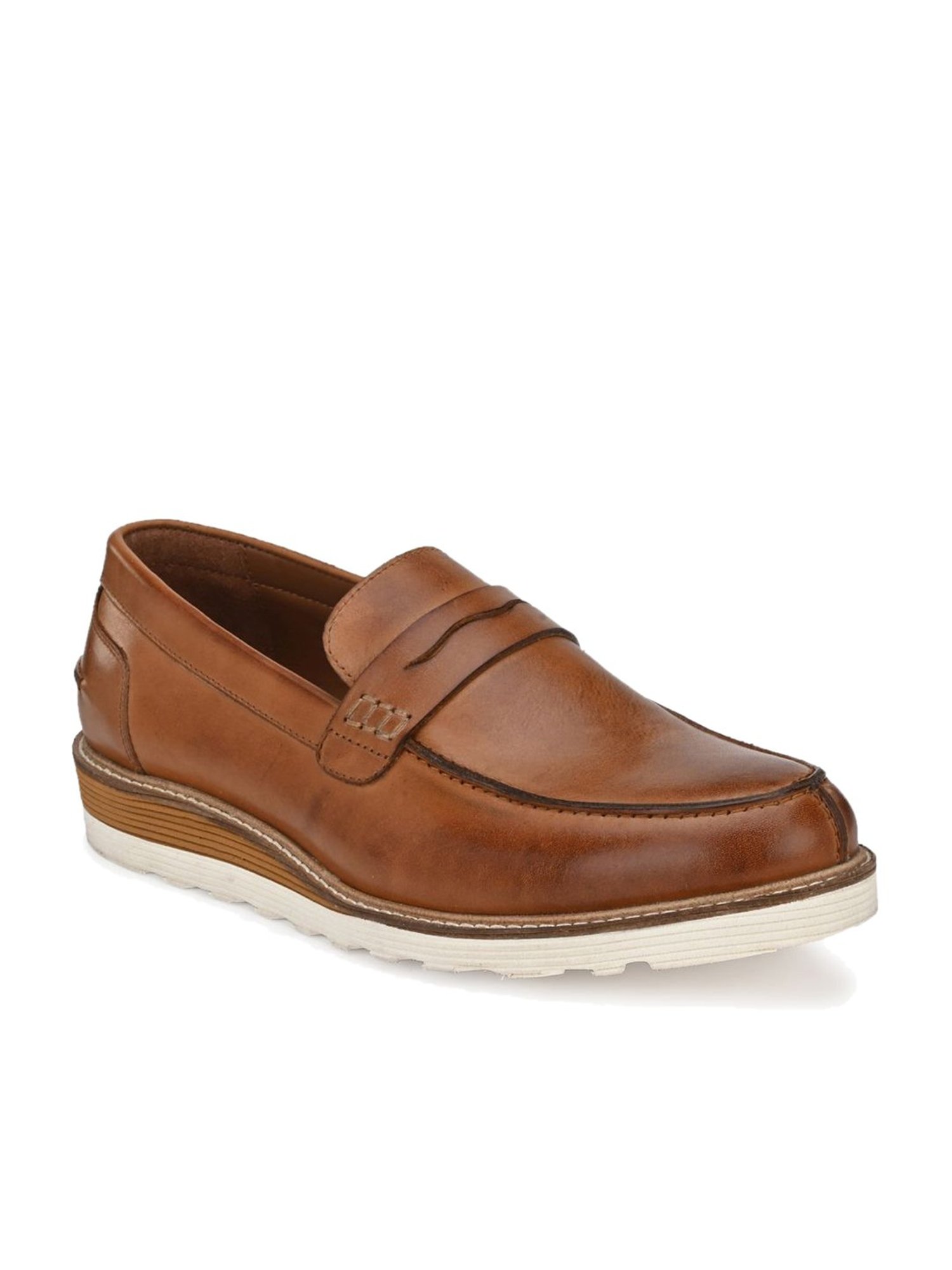 Delize Men's Tan Casual Loafers