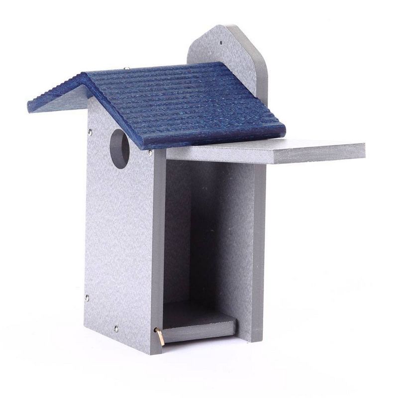 Birds Choice Green Solutions Rustic Recycled Bluebird House Blue