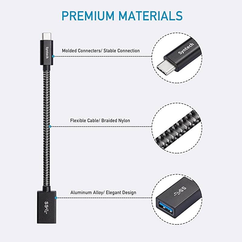 USB C to USB Adapter 2 Pack USBC to USB 30 AdapterUSB TypeC to USBThunderbolt 3 to USB Female Adapter OTG Cable Compatible with MacBook Pro 20182017 MacBook Air 2018 and More