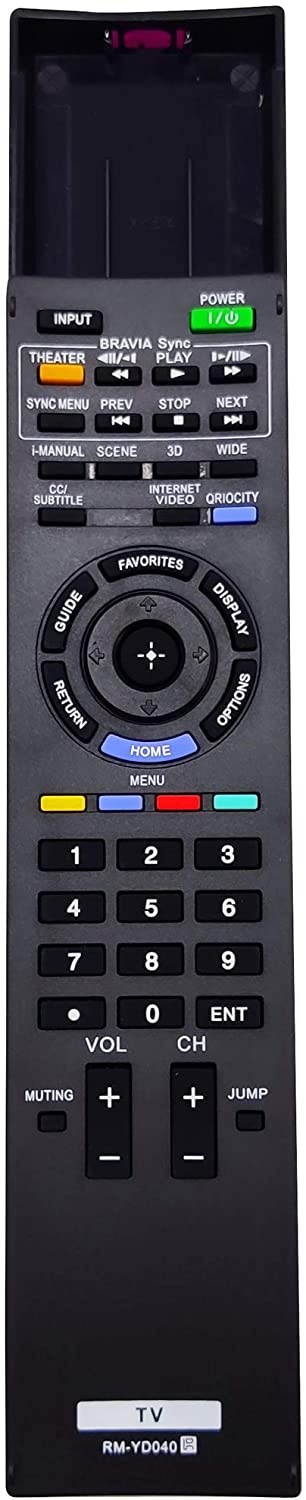 INTECHING TV Remote Control for Sony KDL-32EX500, 32EX501, 32EX600, 40EX400, 40EX500, 40EX501, 40EX600, 46EX500, 46EX501, 46EX600, 55EX500, 55EX501, 60EX500