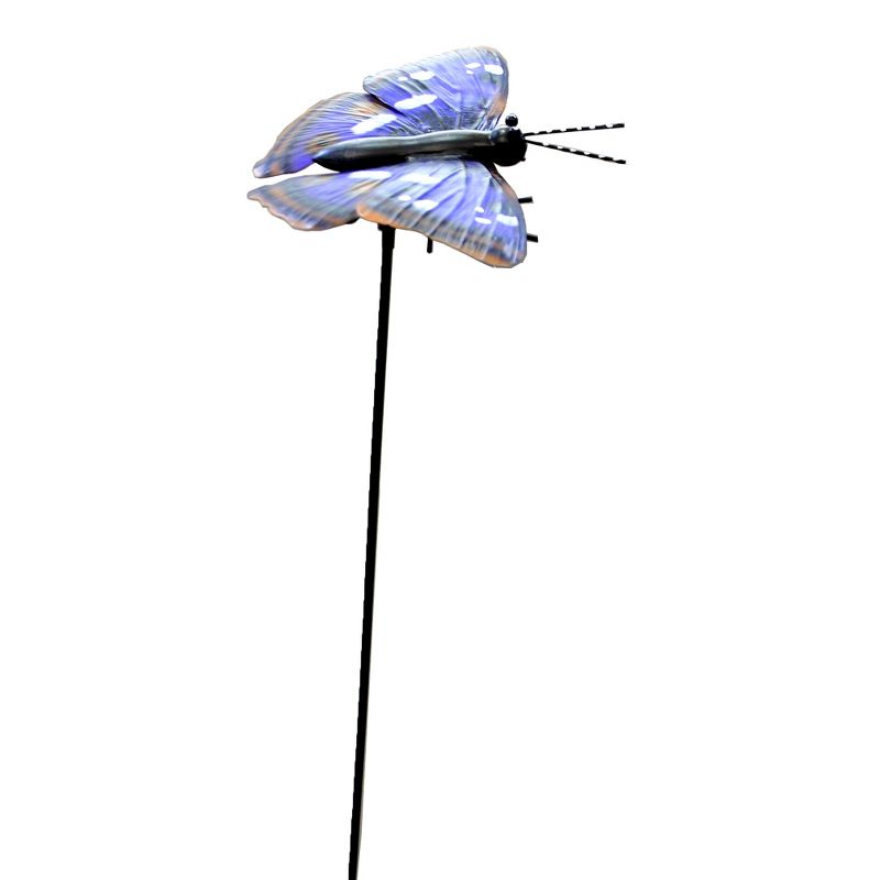 Home & Garden 30.0" Butterfly Purple Emperor Stake Yard Decor Regal Art & Gift  -  Decorative Garden Stakes