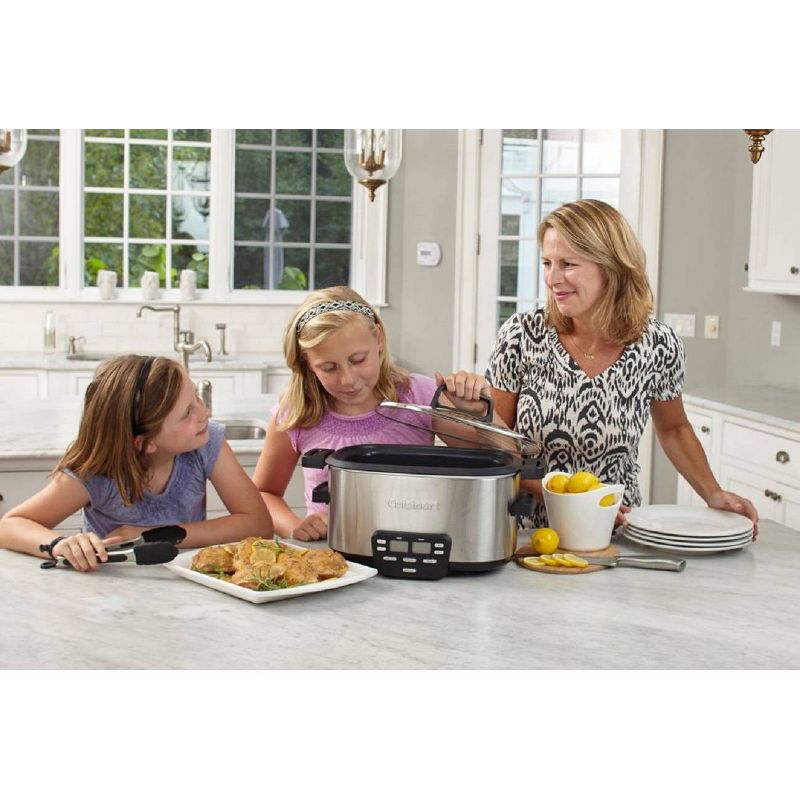 Crock-Pot 6qt Programmable Cook & Carry Slow Cooker Black SCCPVLF605-B