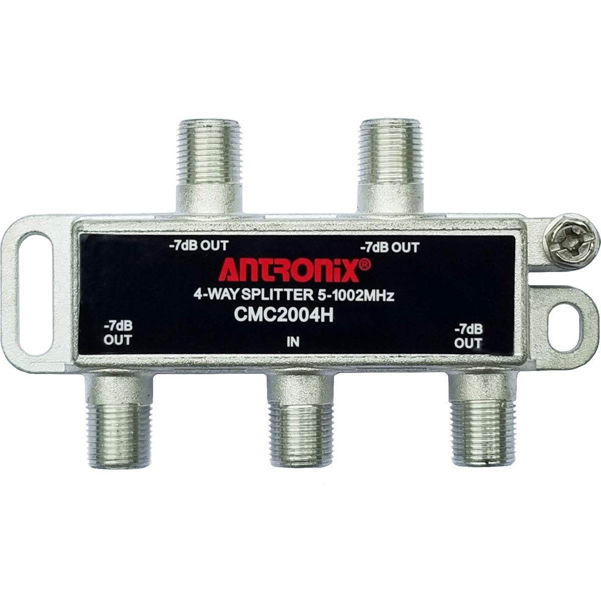 Antronix CMC2004H 4-Way- (3) Pack - Horizontal Splitter (4) 7db Ports 5-1002 MHz