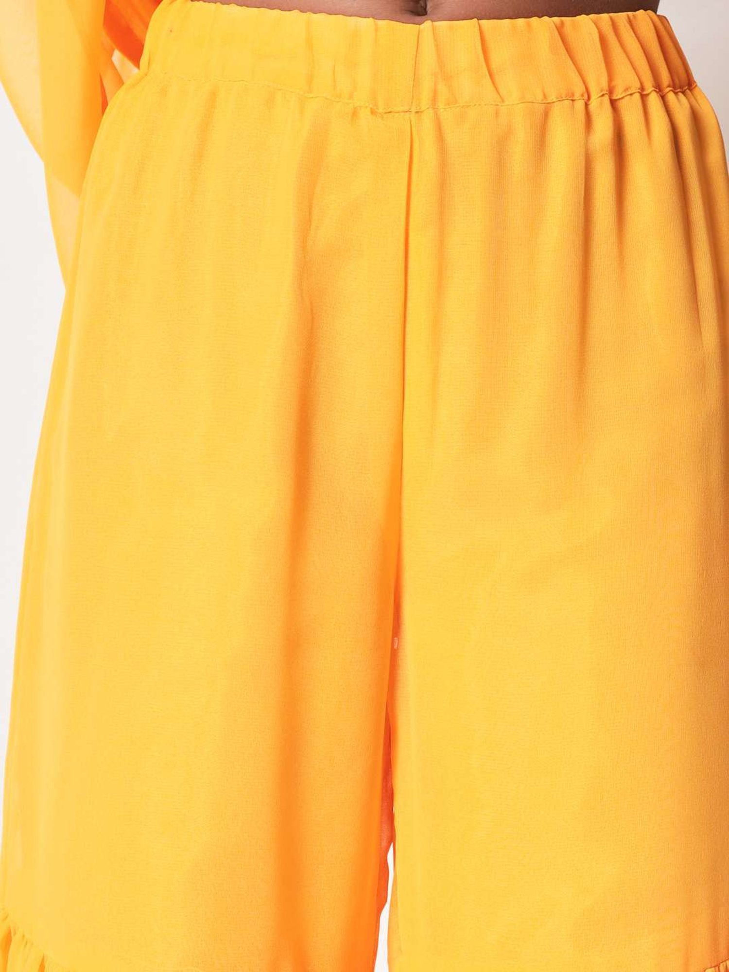 studiorasa Kids Yellow Embroidered Kurti Set