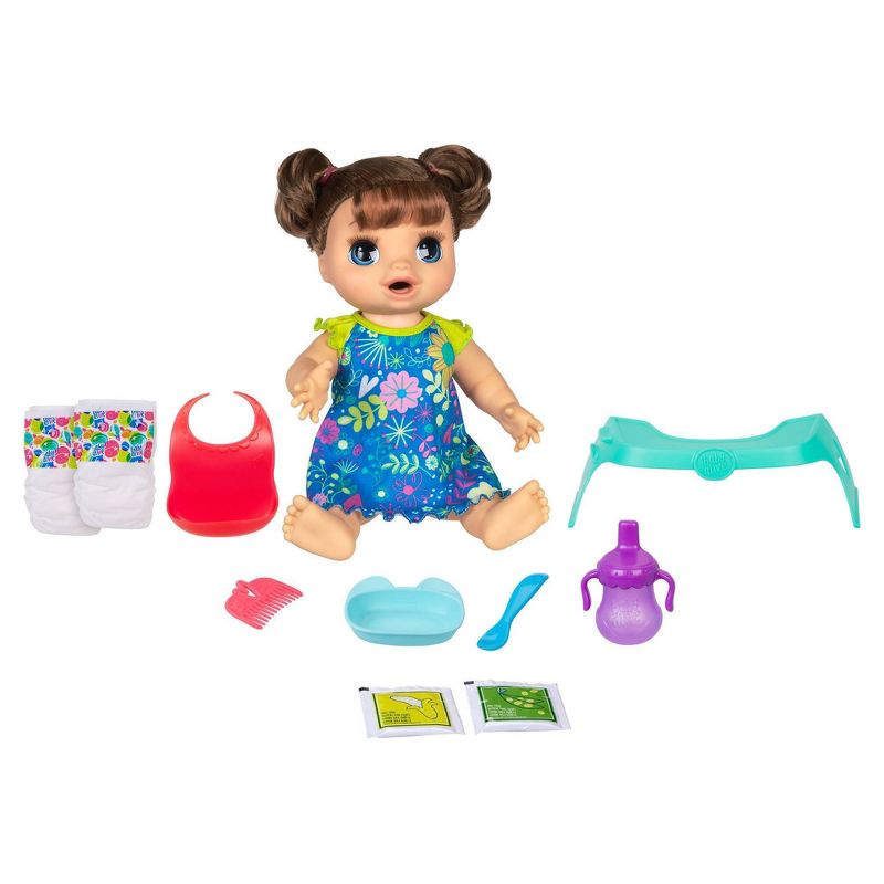 Baby Alive Happy Hungry Baby Doll - Green Dress