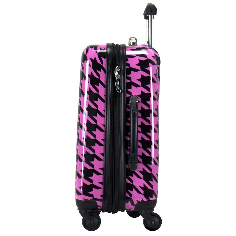 Chariot Travelware Bird 20" Carry On Suitcase - Fuchsia/Black