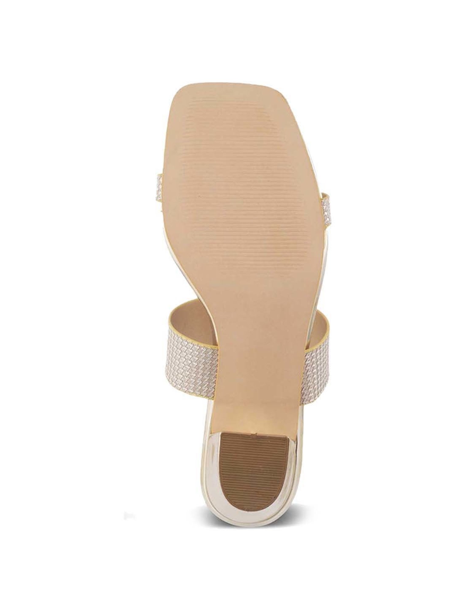 Tresmode Women's Golden Casual Sandals
