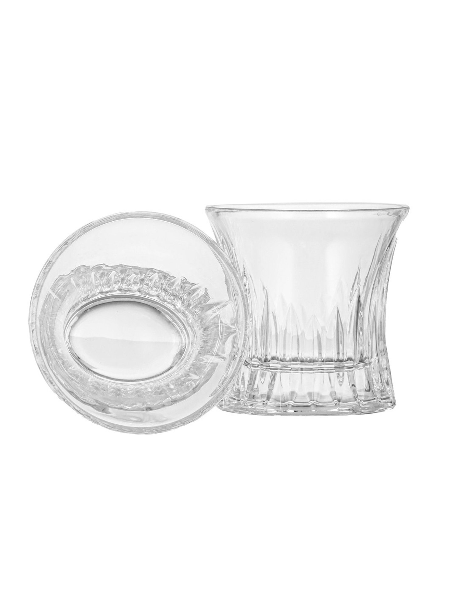 Trovea's Transparent Glass Whisky Glass - Set of 6