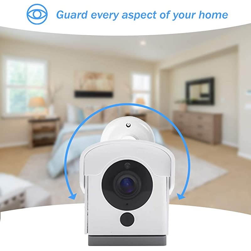 Cam Outdoor Mount Weatherproof Wall Mount for Cam 1080p HD Camera 360 Degree Protective Adjustable Housing Mounting BracketWhite 2 Pack