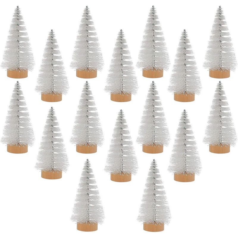 Home Heritage Snowdrift Spruce 6.5 Foot Flocked Christmas Tree with White Lights