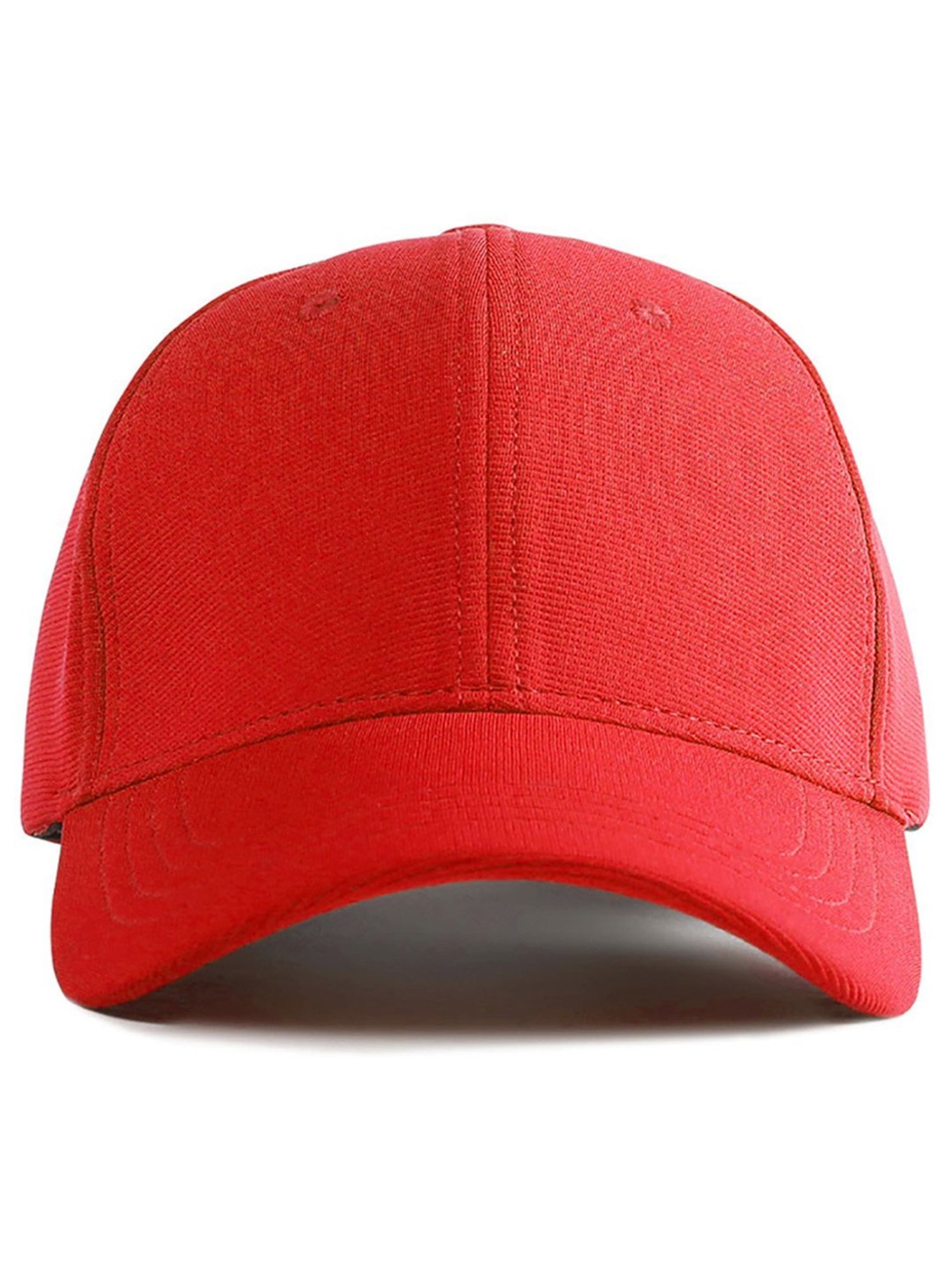 Omtex Unisex Polo Polyester Cap (Ruby Red) Size - Free Size