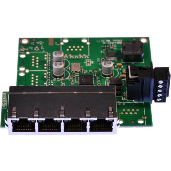 BRAINBOXES SW-104 EMBEDDED 4PORT ETHERNET SWITCH