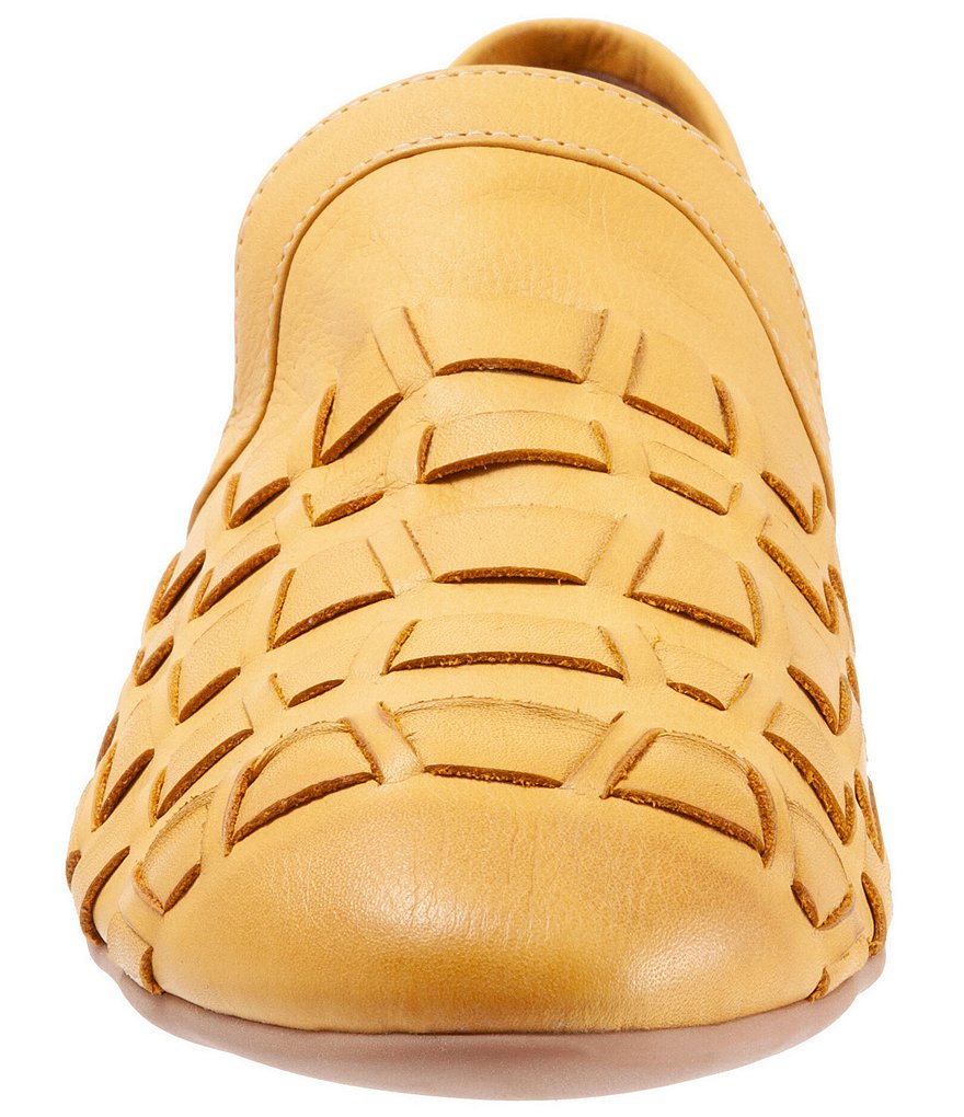 Bueno Kristy Woven Leather Slip-On Flats