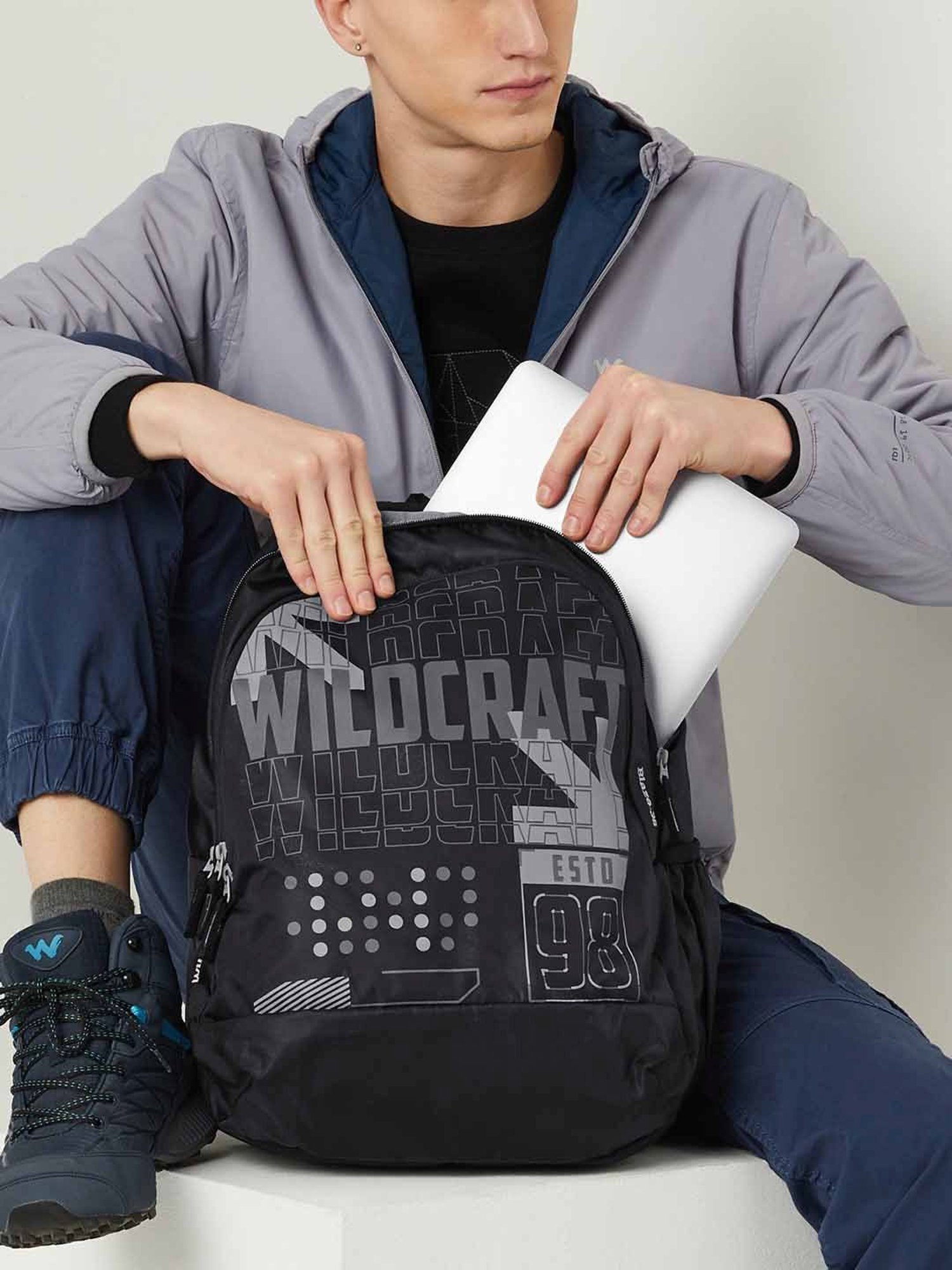 Wildcraft Blaze 35 Black Laptop Backpack