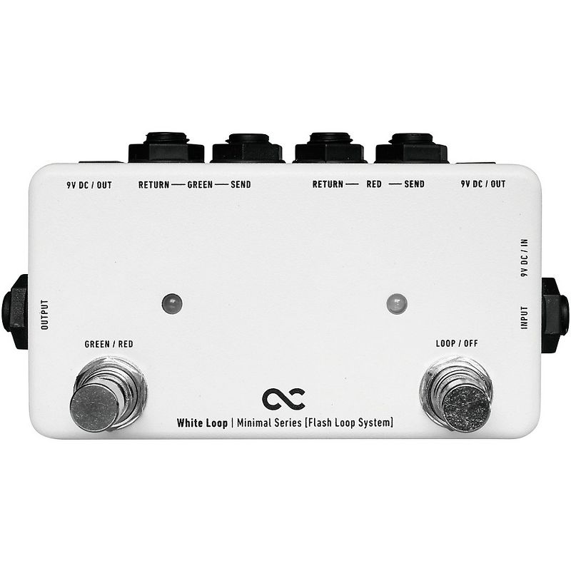 One Control White Loop Flash 2-Channel Switcher Pedal