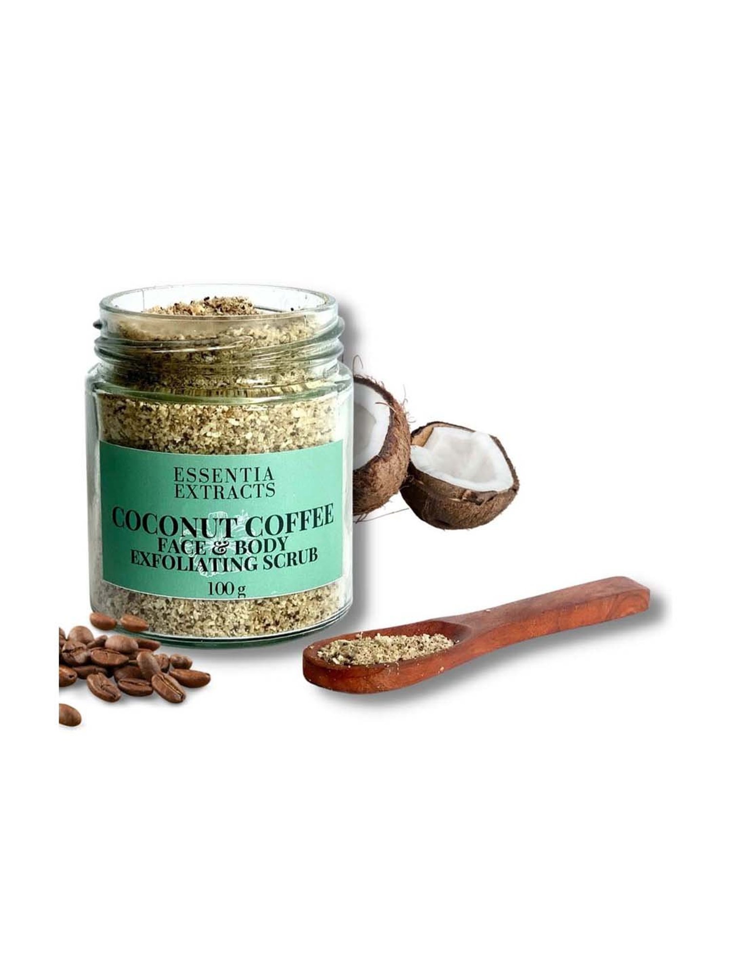 Essentia Extracts Coconut Coffee Scrub - 100 gm
