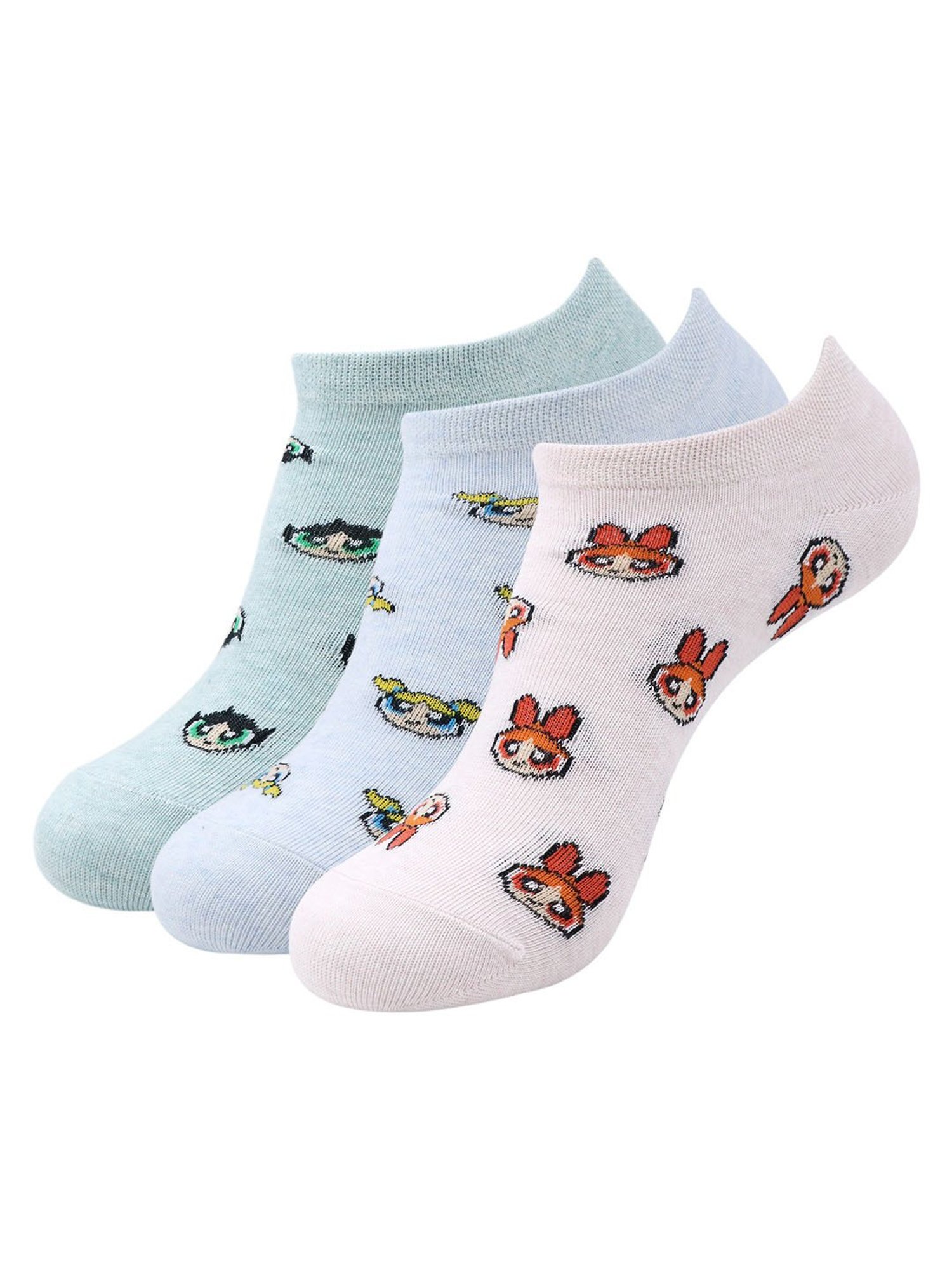 BALENZIA Multicolor Printed Socks (Pack Of 3)