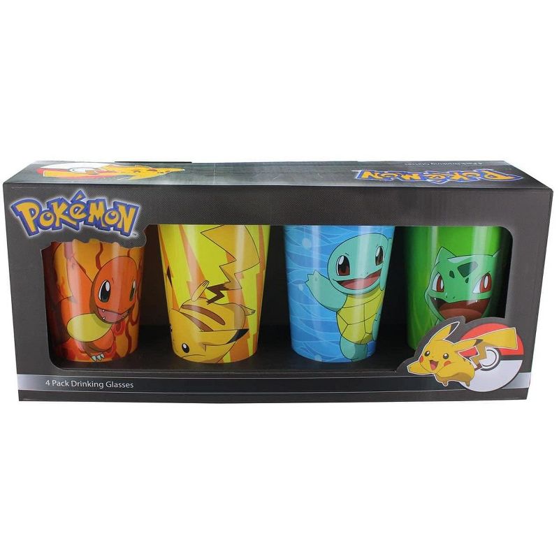 Blue Rose Polish Pottery Green Confetti Water Glass Set