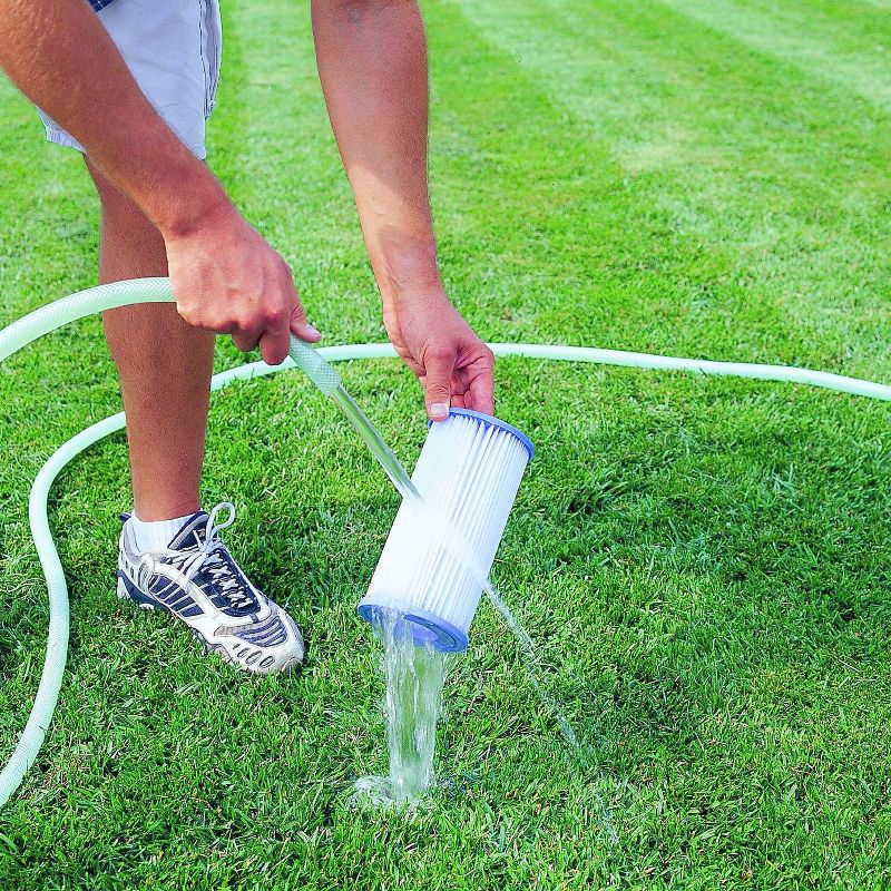 Bestway Pool Filter Replacement Cartridge (6) + Above Ground Pool Filter Pump